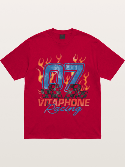07 Racing Flame Gildan T-shirt
