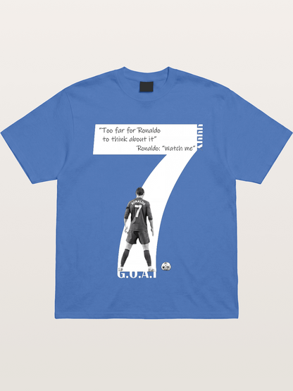 Ronaldo #7 Watch Me Quote Gildan T-shirt