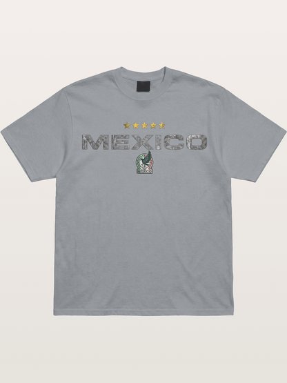 Mexico Football Retro Logo Gildan T-shirt
