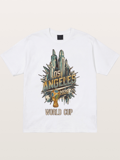 LA World Cup 2026 Emblem Cotton T-shirt