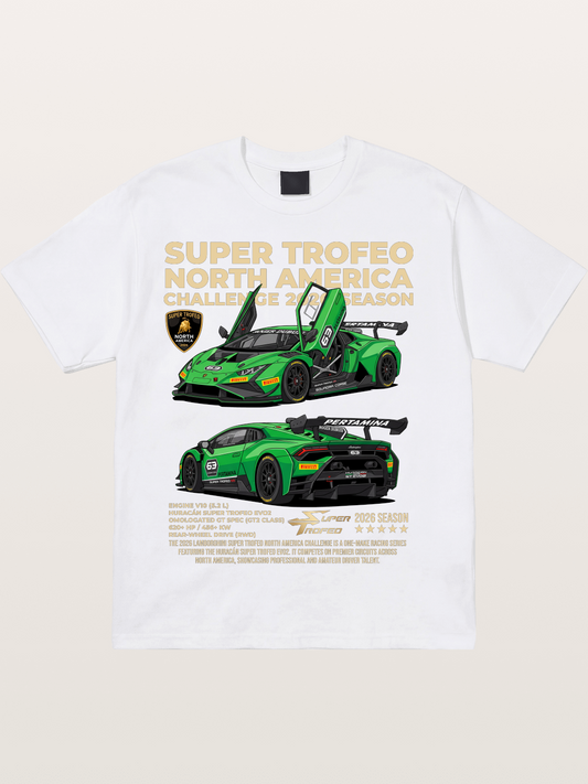 Lamborghini Huracan Super Trofeo Views Cotton T-shirt