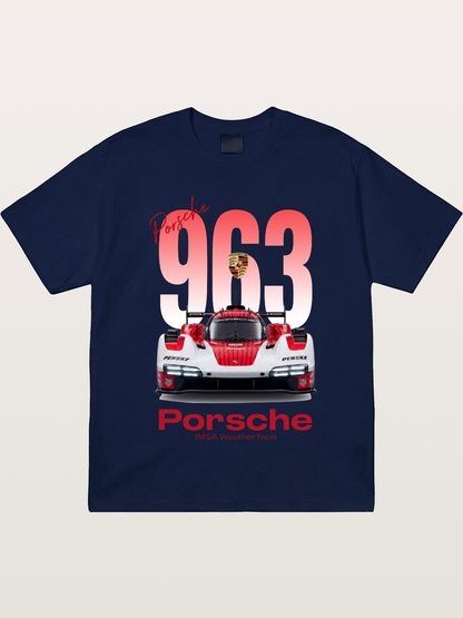 Porsche 963 IMSA WeatherTech Race Car Gildan T-shirt