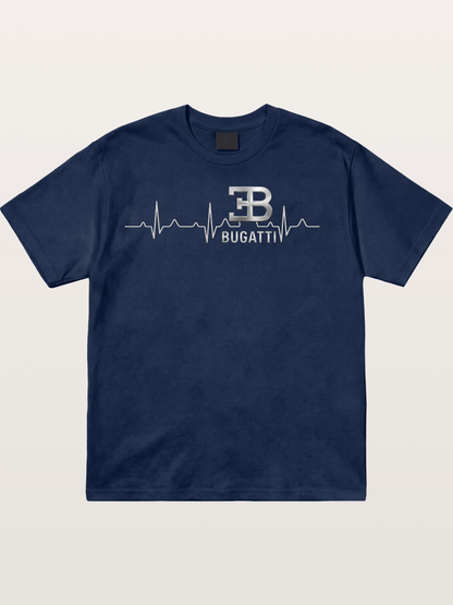 Bugatti Heartbeat Logo Cotton T-shirt