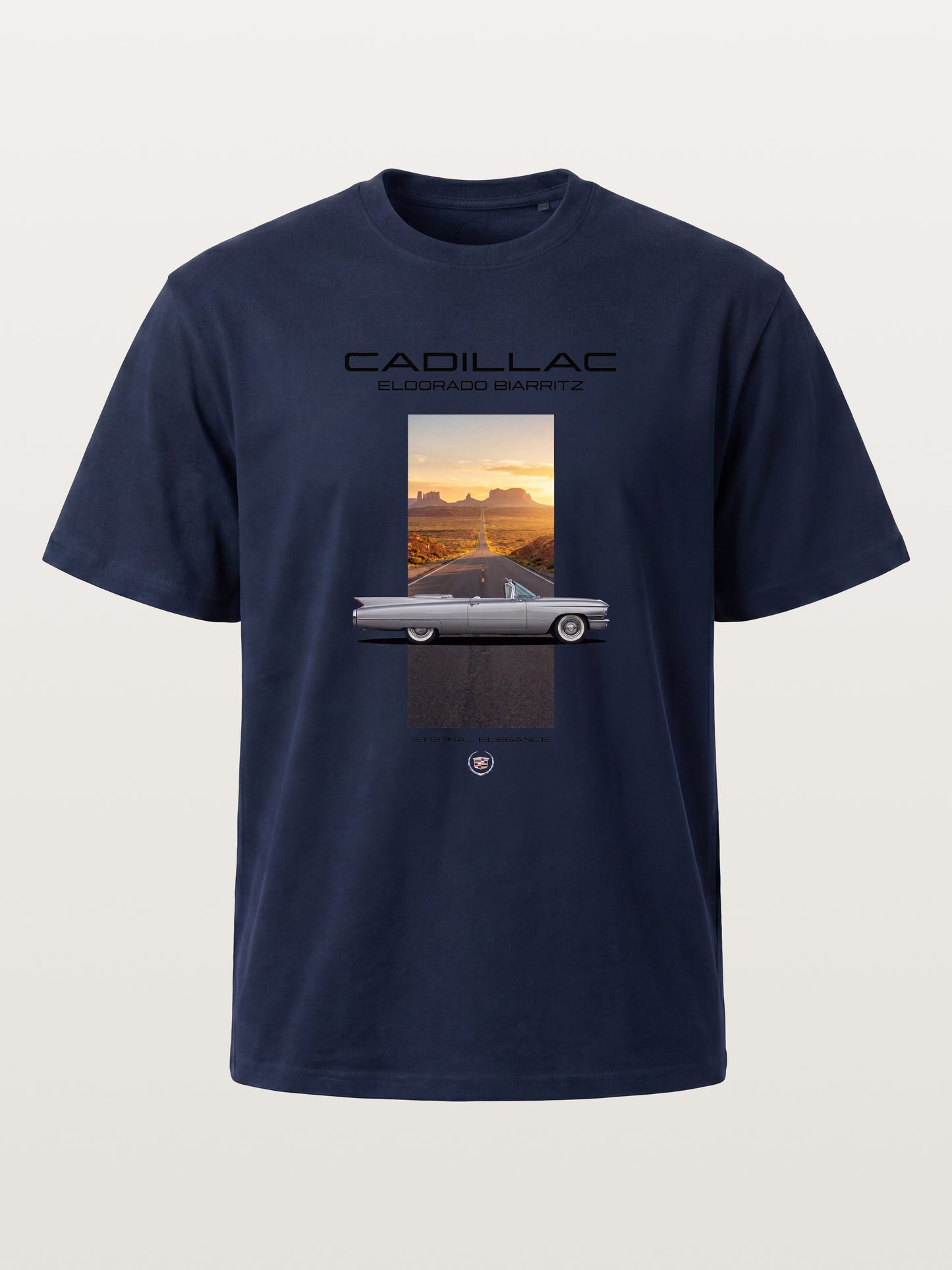 Cadillac Eldorado Desert Sunset Card Cotton T-shirt