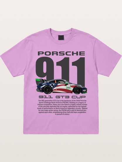 Porsche 911 GT3 Cup American Colors Gildan T-shirt