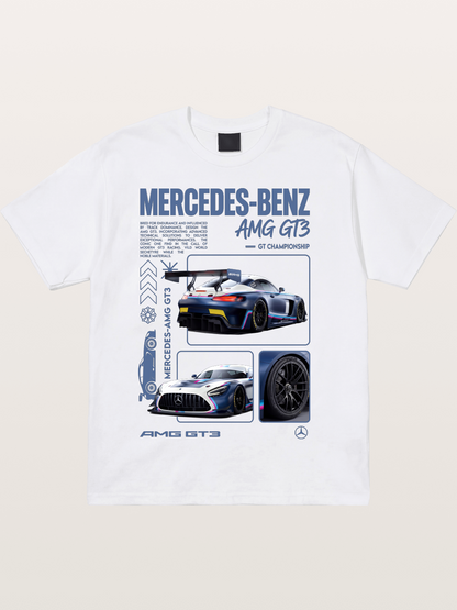 Mercedes AMG GT3 Race Car Cotton T-shirt