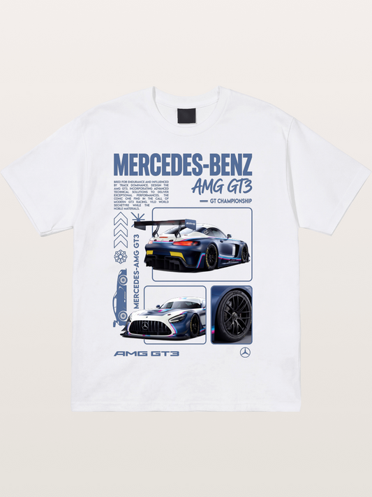 Mercedes AMG GT3 Race Car Cotton T-shirt