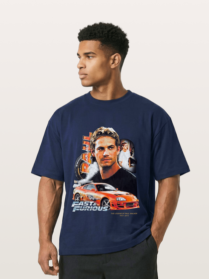Orange Supra Fast & Furious Gildan T-shirt