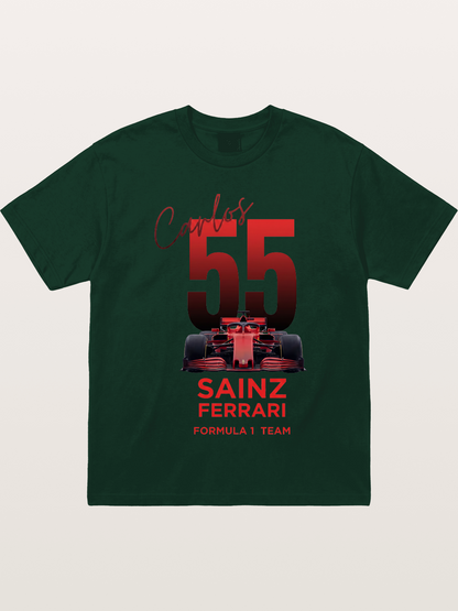 Carlos Sainz Ferrari 55 Art Gildan T-shirt