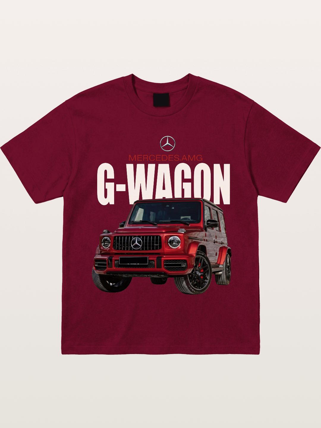 Red Mercedes G-Wagon Off-Road Gildan T-shirt