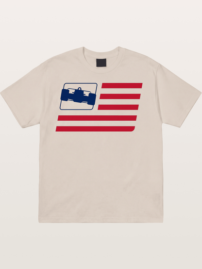 The Flag of Open Wheel Cotton T-shirt