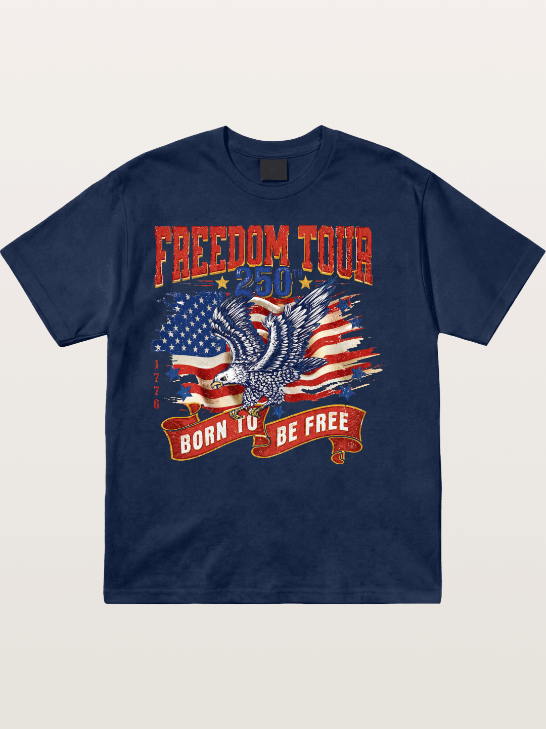Freedom Tour Eagle Art Cotton T-shirt