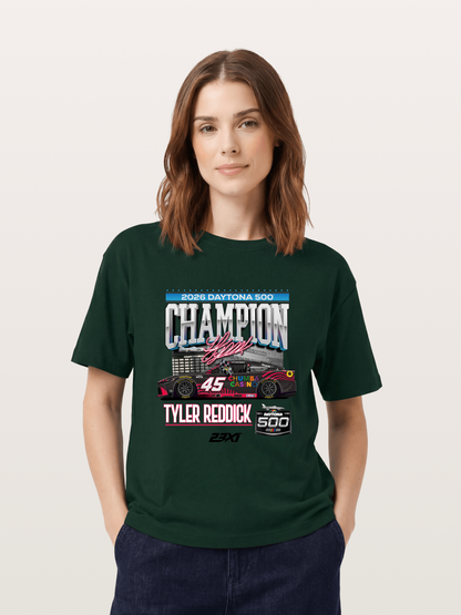 Tyler Reddick Daytona 500 Champion Print Gildan T-shirt