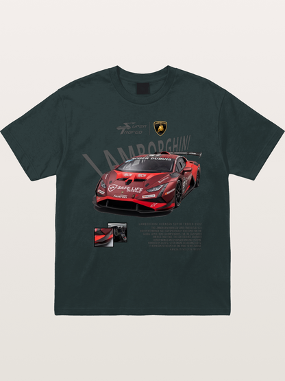 Lamborghini Huracan Red Super Trofeo Gildan T-shirt