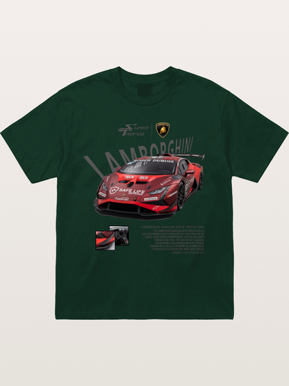 Lamborghini Huracan Red Super Trofeo Gildan T-shirt