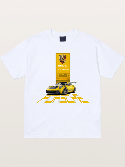 Yellow 911 GT3 RS Graphic Gildan T-shirt