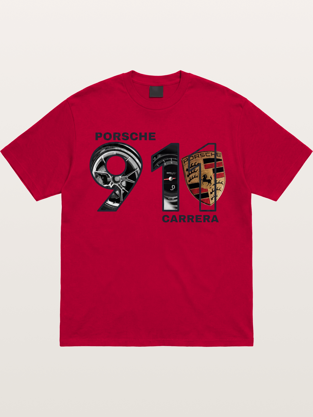 Porsche 911 Carrera Composite Logo Gildan T-shirt