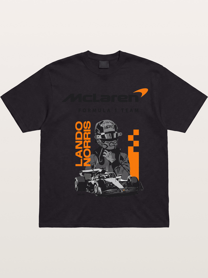 Lando Norris McLaren Portrait Gildan T-shirt