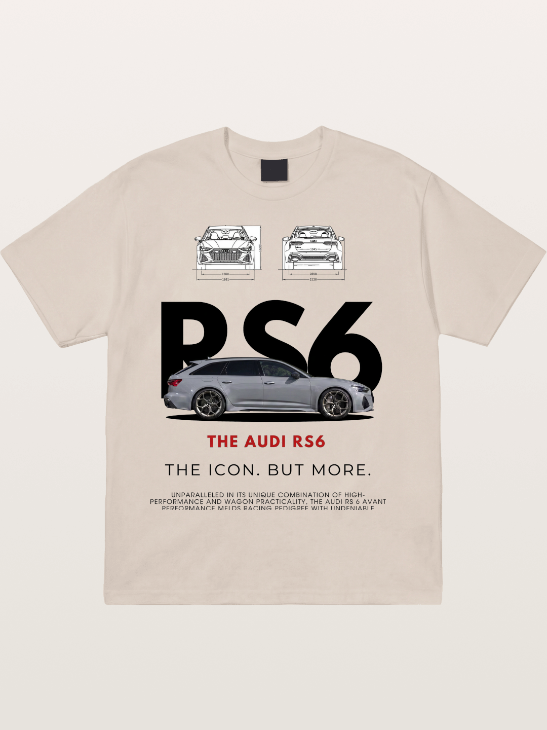 Audi RS6 Avant Poster Art Cotton T-shirt