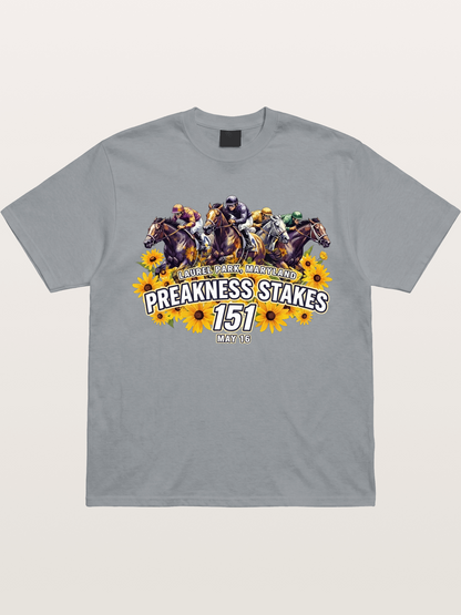 Preakness 151 Sunflower Racing Art Gildan T-shirt
