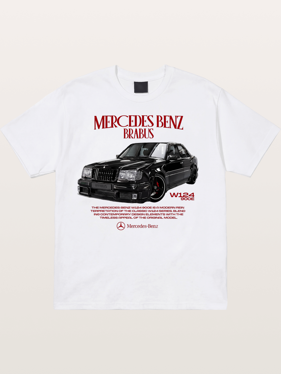 W124 500E Brabus Retro Cotton T-shirt