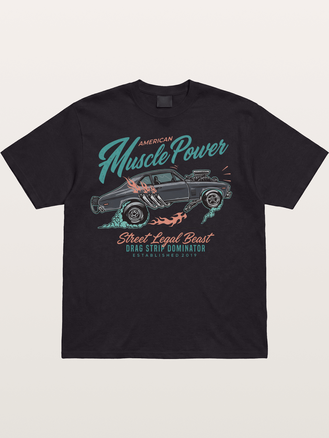 Burnout Power Cotton T-shirt