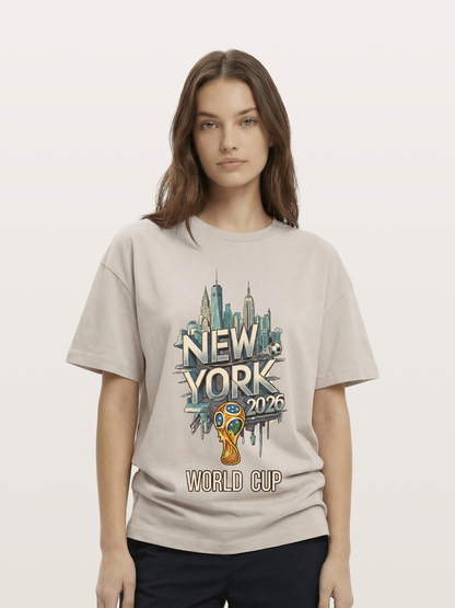 NYC World Cup 2026 Emblem Cotton T-shirt