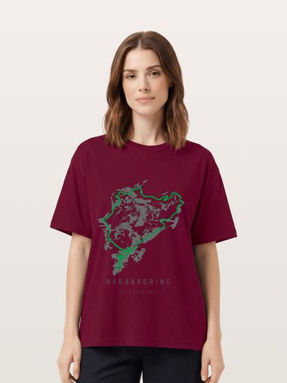 Green Hell Nu?rburgring Track Gildan T-shirt