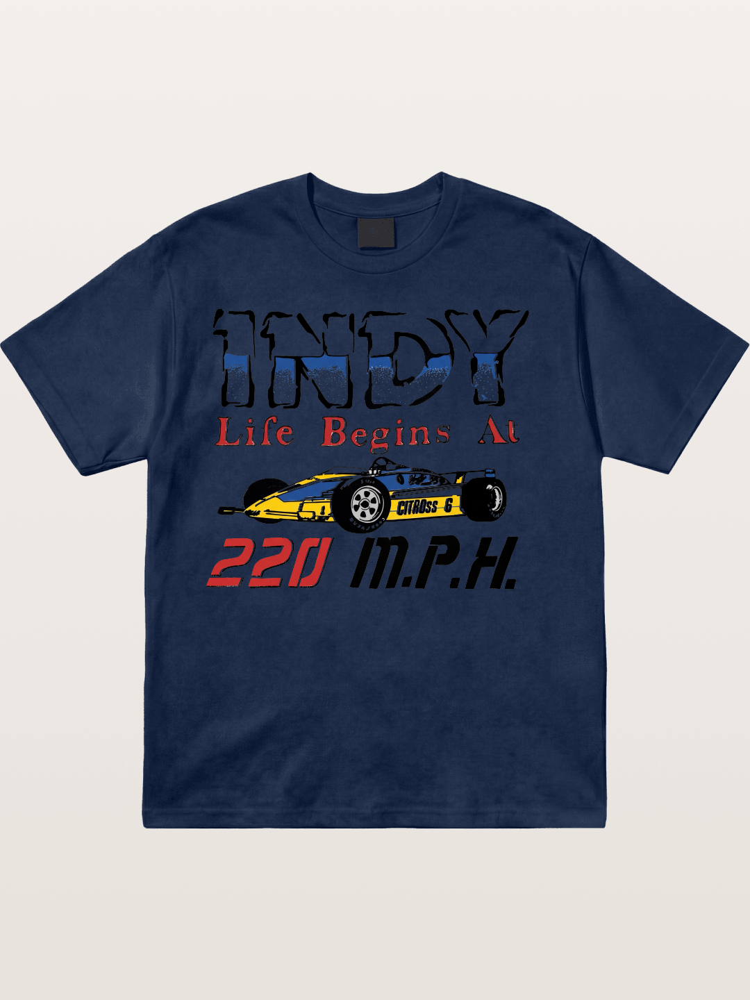Indy 220 MPH Cotton T-shirt