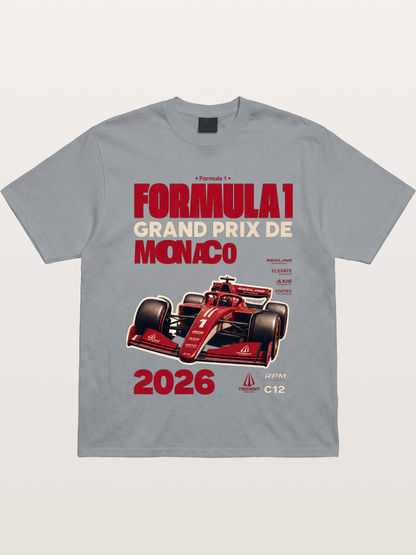 Red Monaco F1 2026 Poster Gildan T-shirt