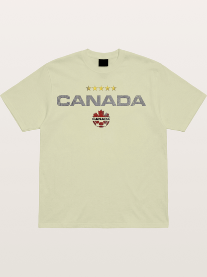 Canada Soccer Team Crest Cotton T-shirt