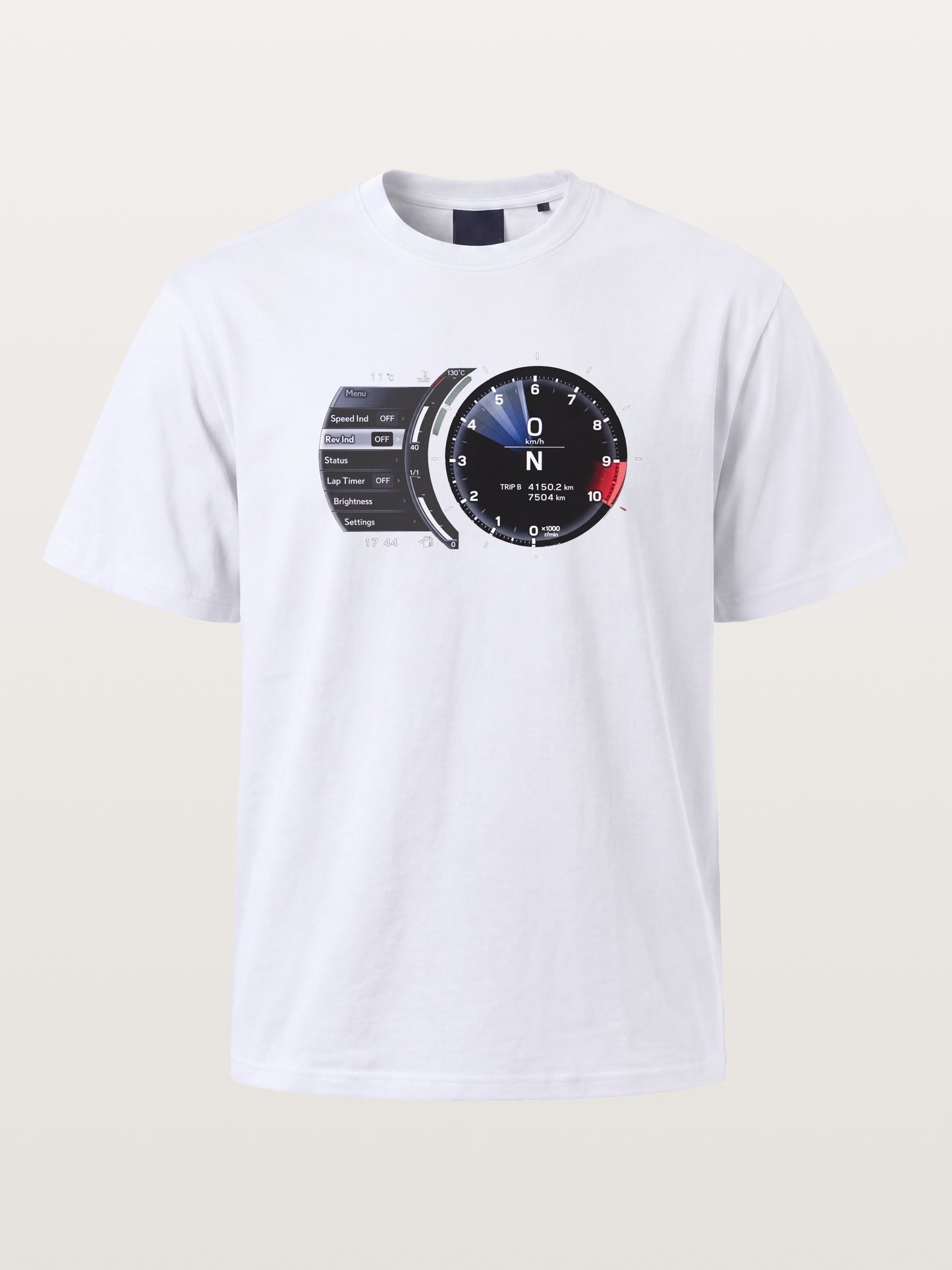 Lexus Analog Tachometer With Menu Panel Cotton T-shirt