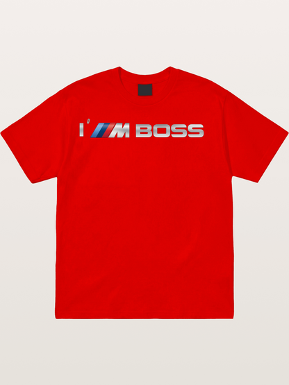 BMW M Boss Badge Graphic Cotton T-shirt