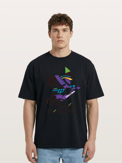 Eva Racing Checkered Flag Cotton T-shirt