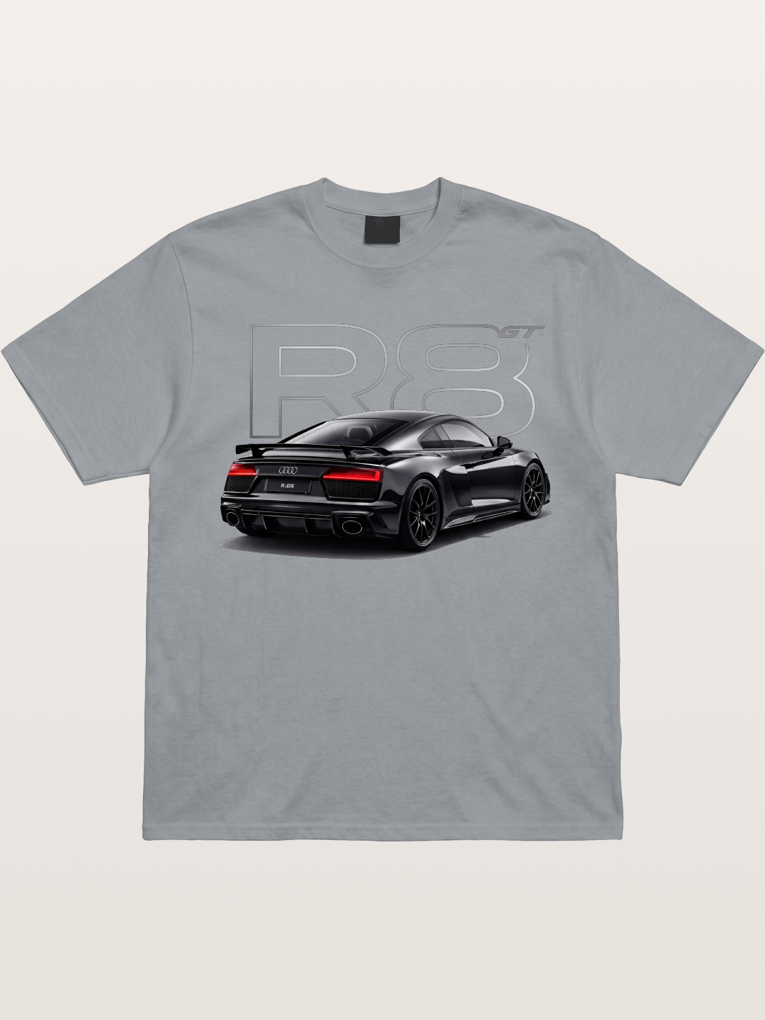 Audi R8 GT Black Rear End Gildan T-shirt