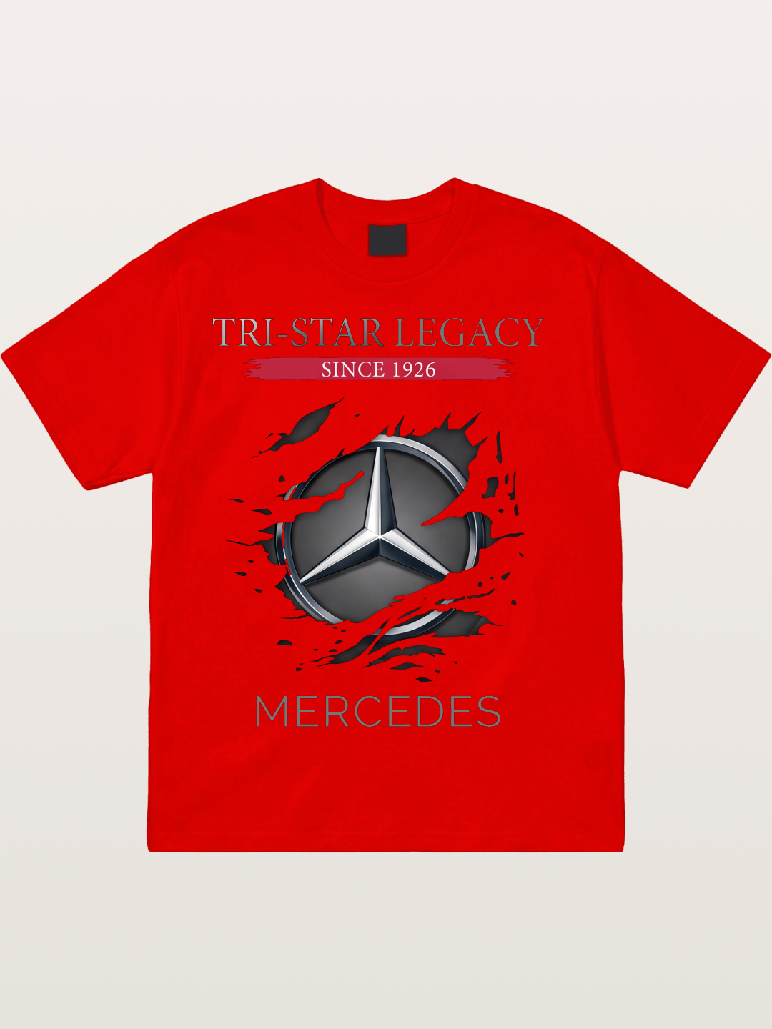 Mercedes 1926 Tear Logo Cotton T-shirt