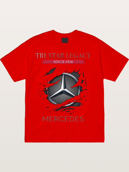 Mercedes 1926 Tear Logo Cotton T-shirt