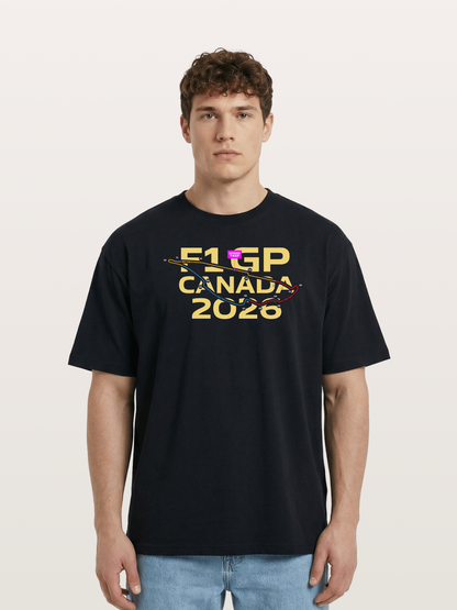 F1 Canada 2026 Track Map Cotton T-shirt