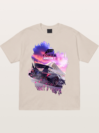 Forza Horizon 7 Japan Print Cotton T-shirt
