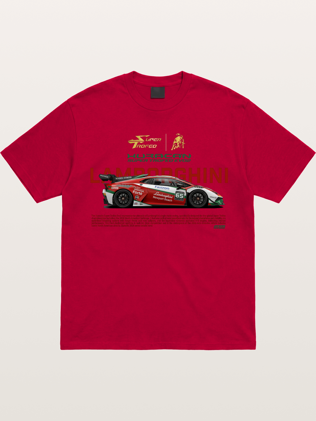 Lamborghini Huracan EVO2 Race Livery Gildan T-shirt