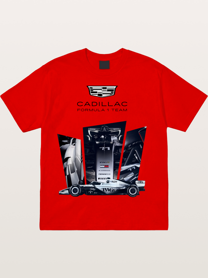 Cadillac F1 Team Racing Art Cotton T-shirt