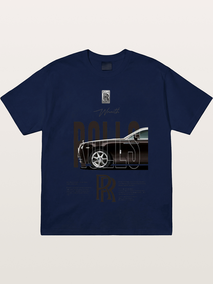 Rolls Royce Wraith Typography Gildan T-shirt