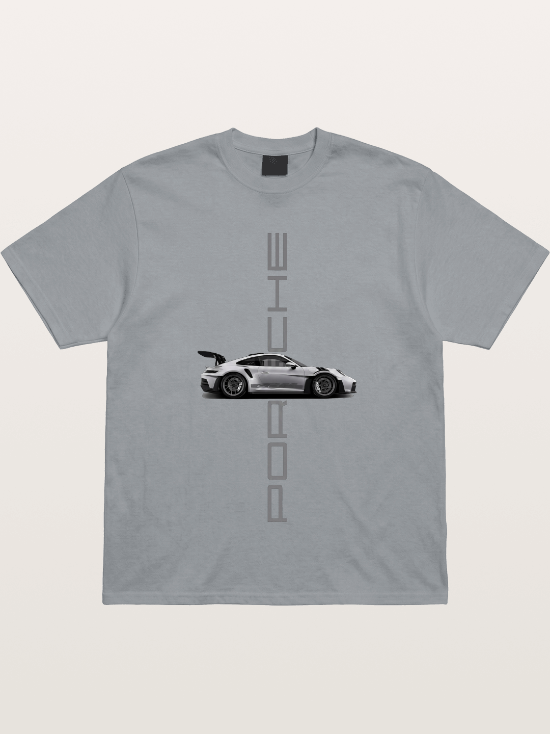 Porsche 911 Vertical Text Design Gildan T-shirt