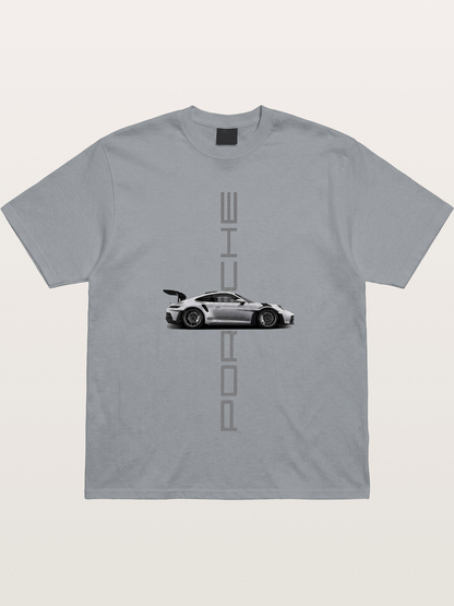 Porsche 911 Vertical Text Design Gildan T-shirt
