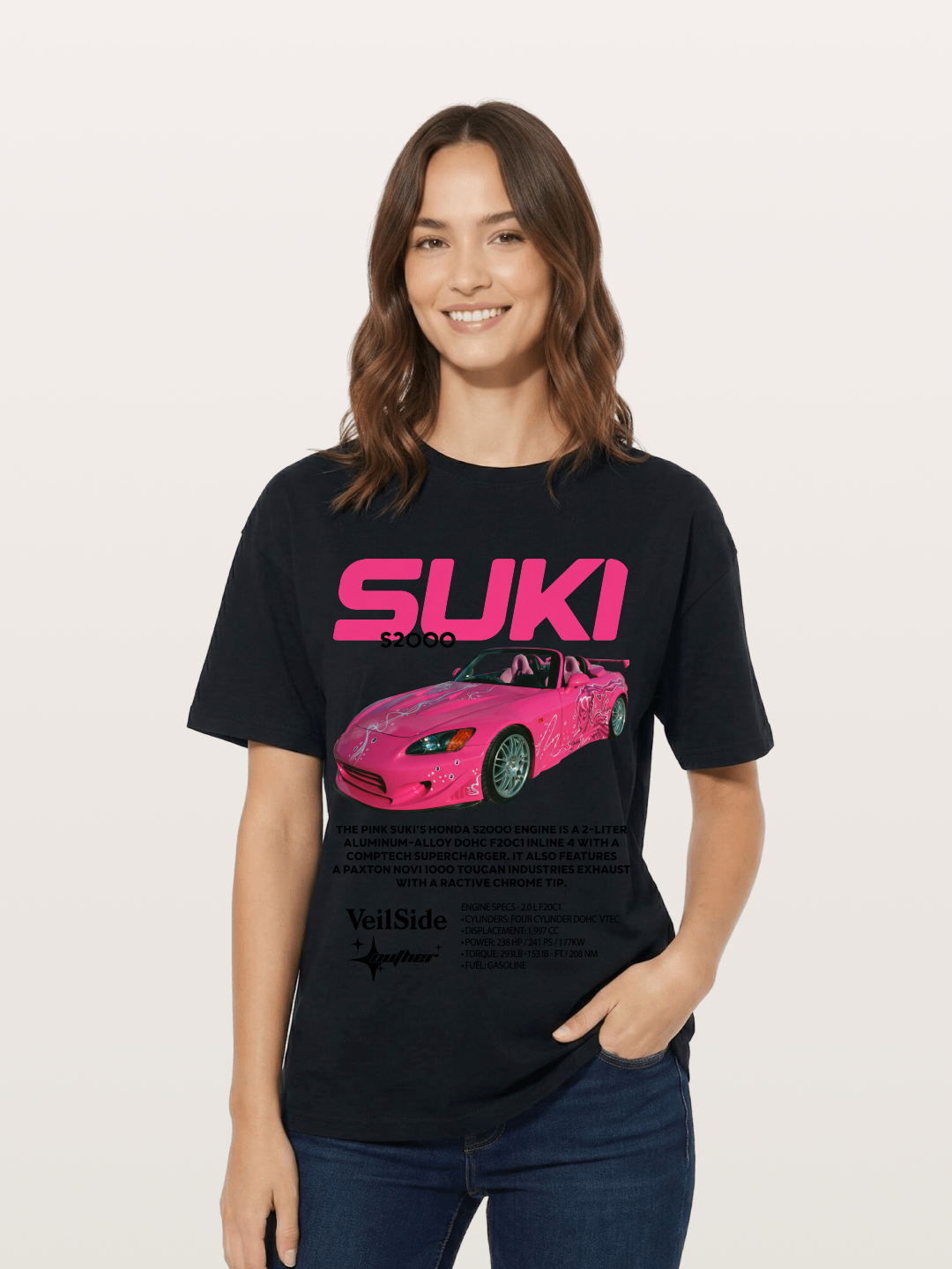 Suki's S2000 Fast & Furious Cotton T-shirt