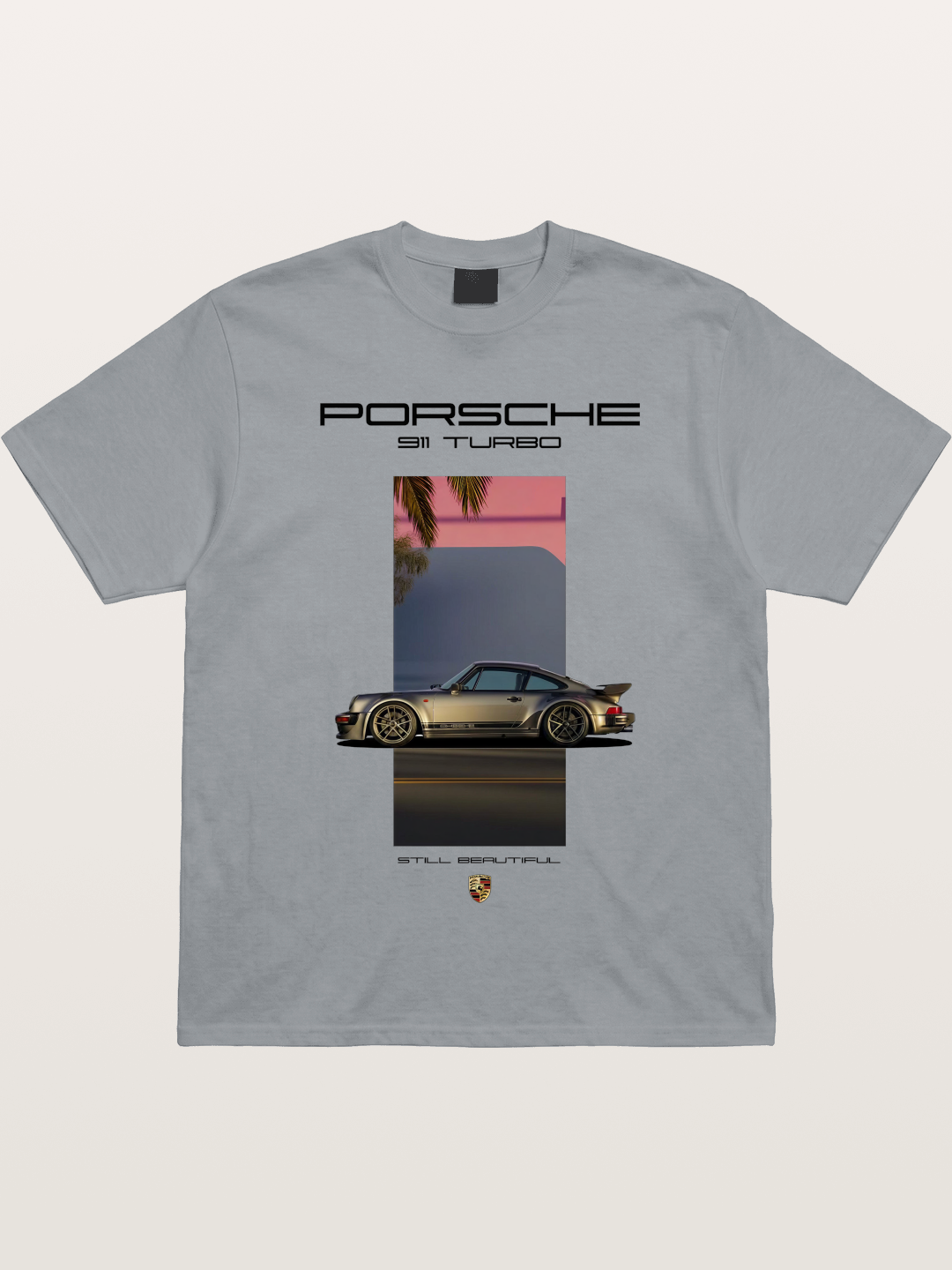 911 Turbo Retro Palm Print Gildan T-shirt