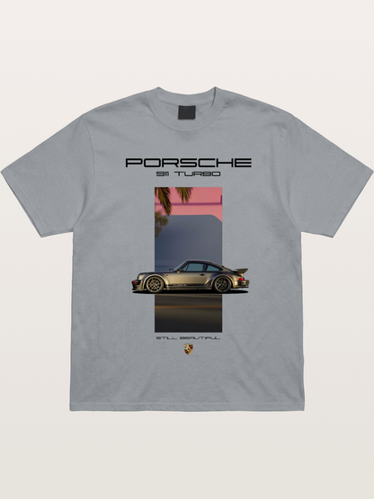 911 Turbo Retro Palm Print Gildan T-shirt