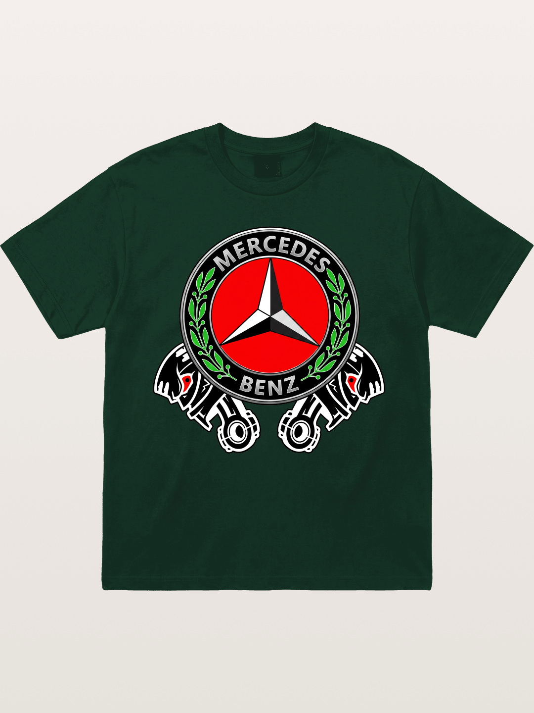 Mercedes-Benz Piston Logo Art Gildan T-shirt