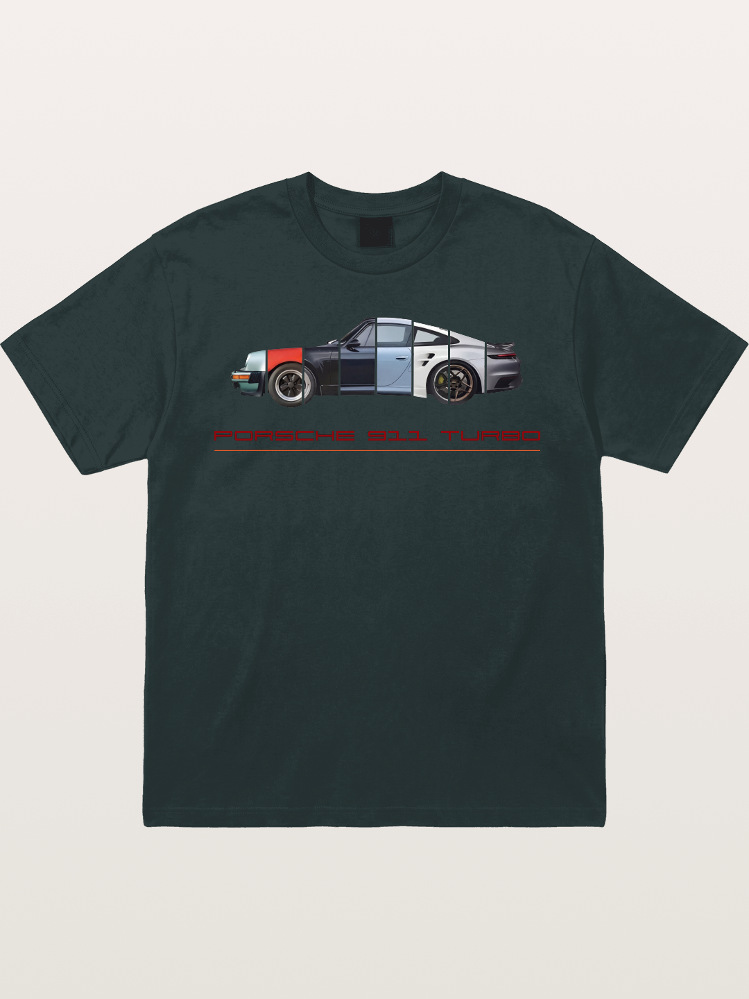 Porsche 911 Turbo Split Sections Gildan T-shirt