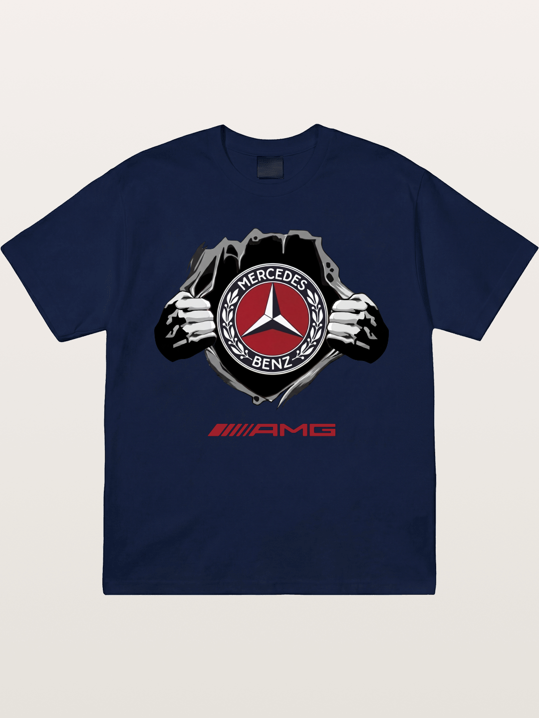 Benz Star Tear Graphic Gildan T-shirt